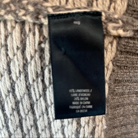 HUDSON NORTH button up fair isle cardigan size medium - Picture 5 of 5